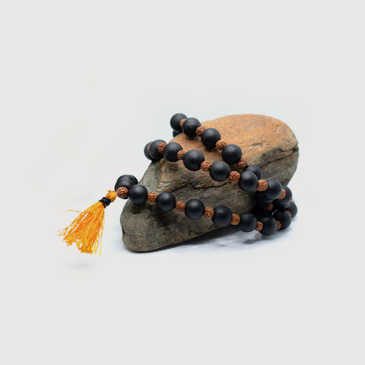12MM Karungali & 6MM Rudraksha Mala